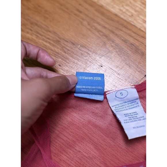 Nickelodeon Jr Pink Sheer Sleeveless Tank Top Size 5T Y2K 2006 Nick Jr Kids - Picture 4 of 9